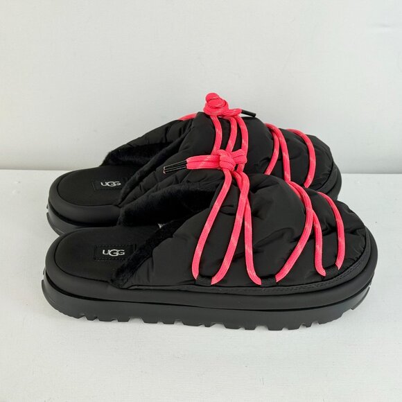 Women 9 - UGG Spaceslider Tech Slider Platform Black Slippers - 1143951 - Picture 2 of 9